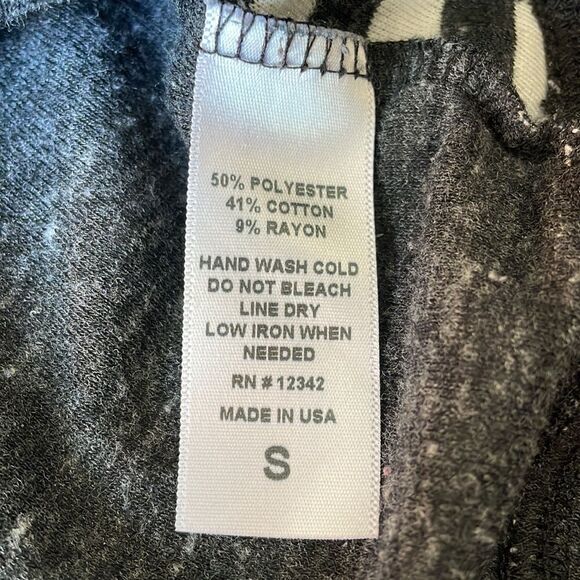 COIN Charcoal and White Striped Crewneck Pullover - Picture 4 of 5